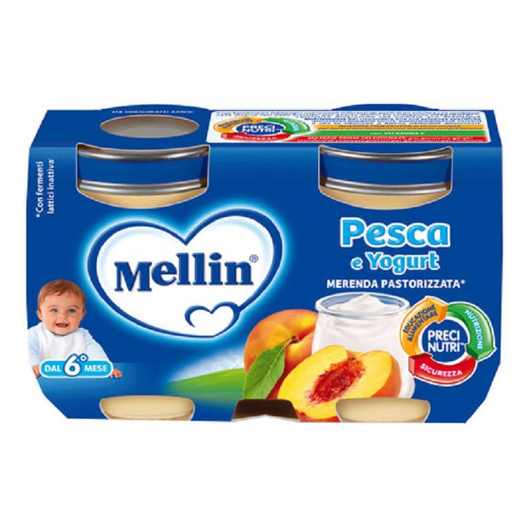 MELLIN MER YOGURT PESCA 2X120G