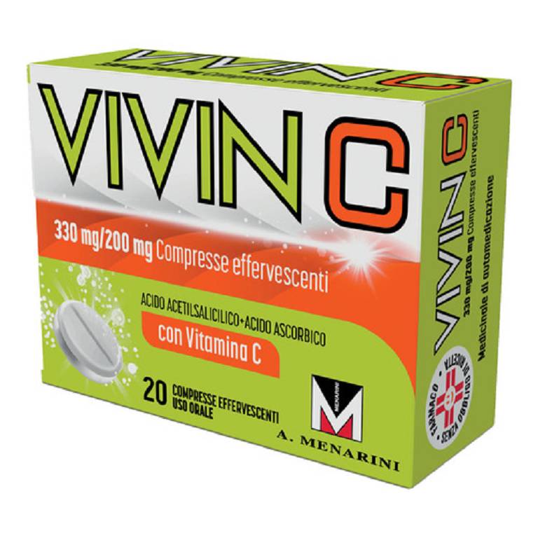 VIVIN C*20CPR EFF 330MG+200MG